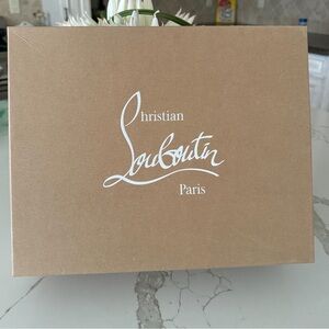 👠 Christian Louboutin Empty Shoe Boot Bootie Box,Logo Tissue paper, Red …